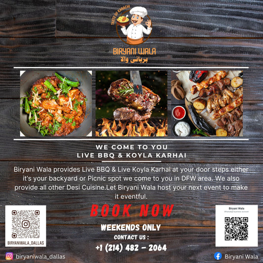 Live BBQ / KOYLA KARHAI ( per person )